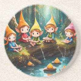 Cute Little elves in River Underlägg