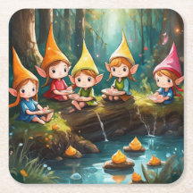 Cute Little elves in River