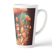 Cute Little elves under svamparna