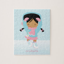Cute Little Figur Skater Pussel