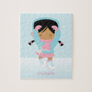 Cute Little Figur Skater Pussel