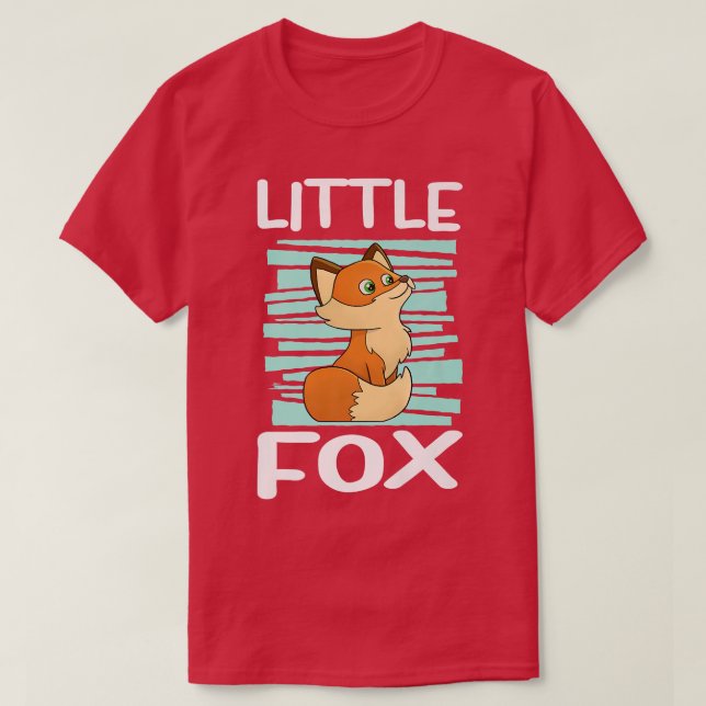 Cute Little Fo Kids för Premium 985 T Shirt (Design framsida)