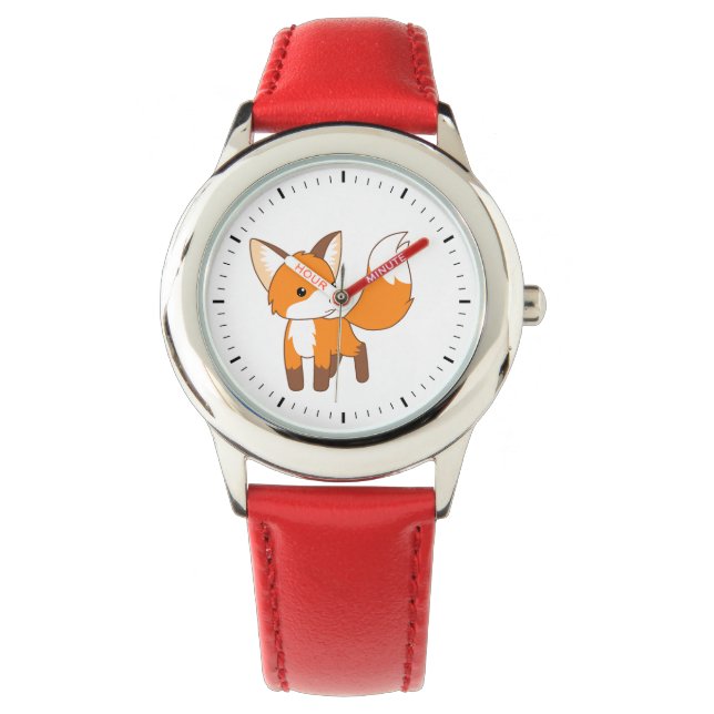Cute Little Fox Armbandsur (Framsida)