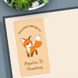 Cute Little Fox-bokmärke Fraktsedel