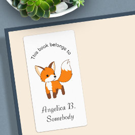 Cute Little Fox-bokmärke Fraktsedel