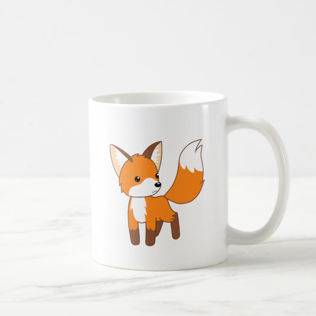 Cute Little Fox Coffee Mugg (Höger)