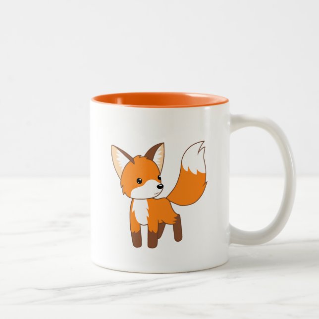 Cute Little Fox Coffee Mugg (Höger)