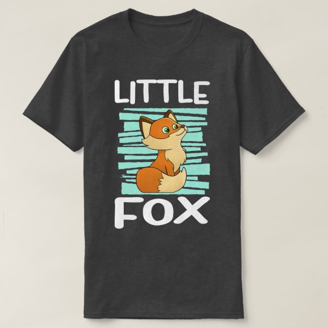 Cute Little Fox Kids FoxT-Shirt T Shirt (Design framsida)