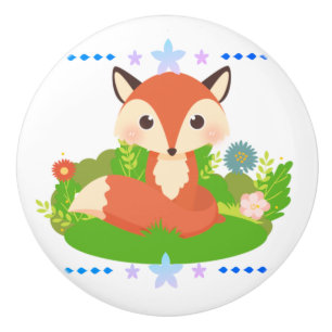 Cute Little Fox Knopp