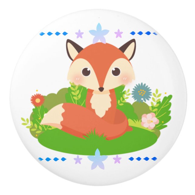 Cute Little Fox Knopp (Framsidan)