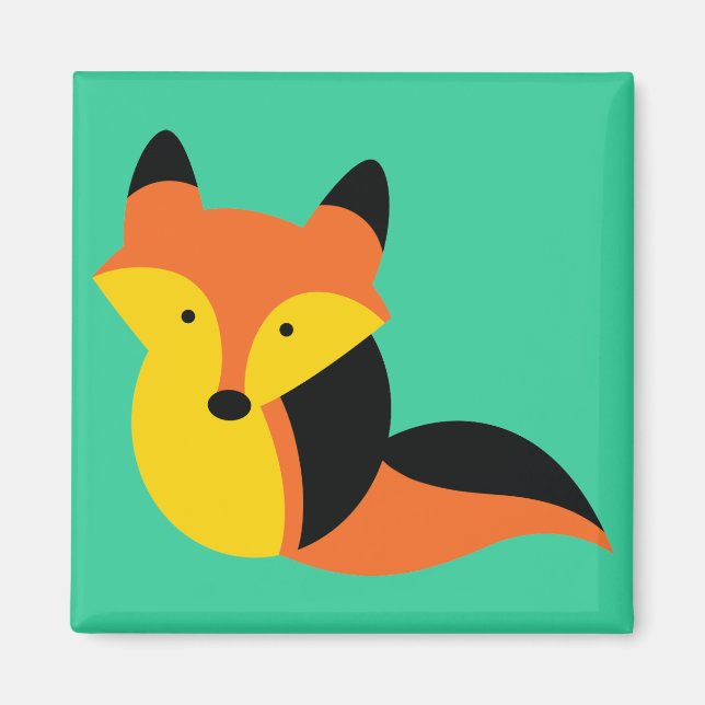 Cute Little Fox Magnet (Framsidan)