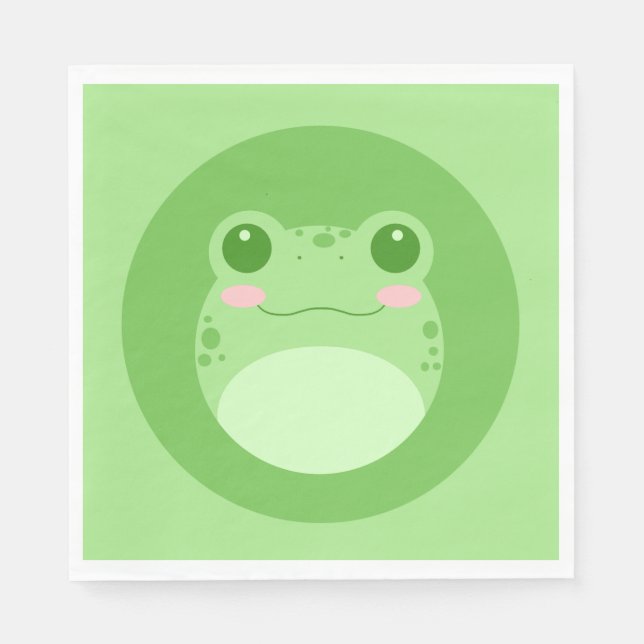 Cute Little Frog Pappersservett (Framsidan)