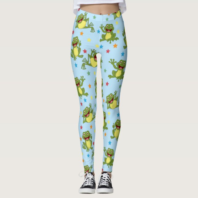Cute Little Frogs Leggings (Framsida)