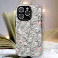 Cute Little Ghost Blommigt 3D Phone Case
