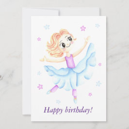 Cute Little ginger Girl ballerina