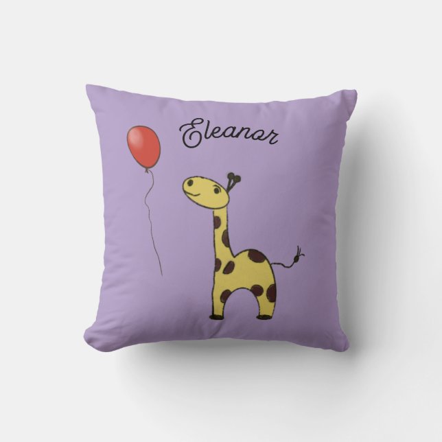 Cute Little giraffe Kudde (Framsida)