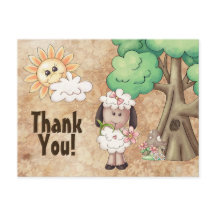 Cute Little Girl Sheep and Flowers Tack