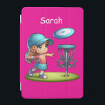 Cute Little Girl spelar Golf-Personlig iPad Mini Skydd<br><div class="desc">Cute personlig Tablet fodral med en tecknad liten flicka som spelar skivgolf.</div>