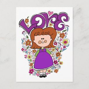 Cute Little Girl Vykort