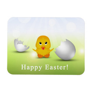 Cute Little Glad påsk Baby Chick Magnet