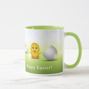 Cute Little Glad påsk Baby Chick Mugg