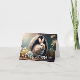 Cute Little Glad påsk Bunny Helgkort