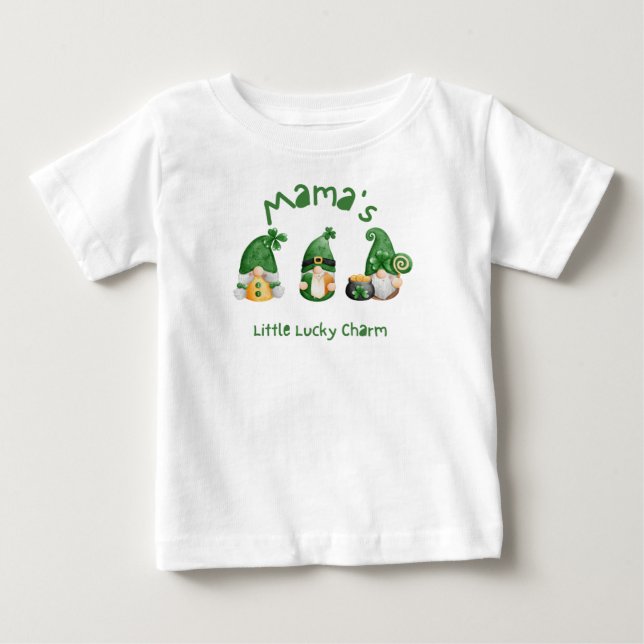 Cute Little Gnomes St patricks day T-shirt (Framsida)