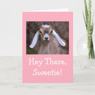 Cute Little Goat kommer bra Kort