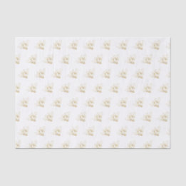 Cute Little Golden honey Bee Kraft Tissue Paper