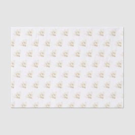 Cute Little Golden honey Bee Kraft Tissue Paper