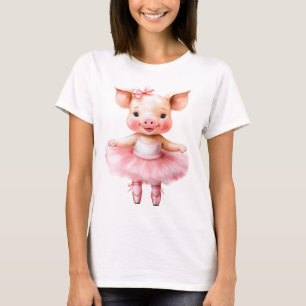 Cute Little gris ballerina dansballe T Shirt