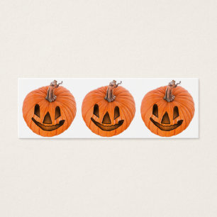 Cute Little Halloween Jack-o-Lanternor Litet Visitkort