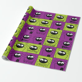 Cute Little Halloween Spiders Presentpapper