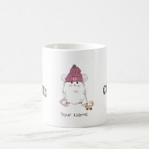Cute Little Hamster Hett Drinks Anpassningsbar Kaffemugg