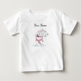 Cute Little Hamster Personlig Namn T Shirt