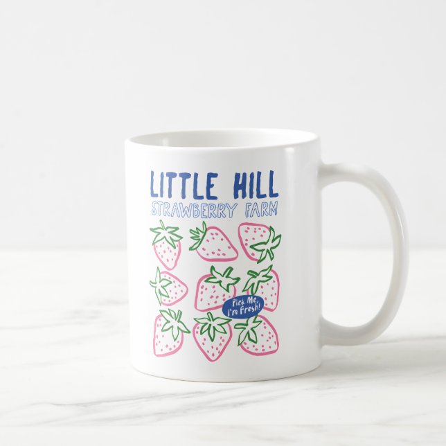 Cute Little Hill Strawberry Farm Art Kaffemugg (Höger)