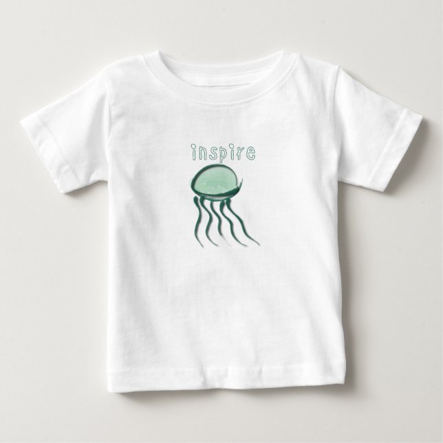 Cute Little Jellyfish T Shirt (Framsida)