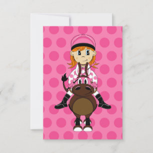 Cute Little Jockey-inbjudan Inbjudningar