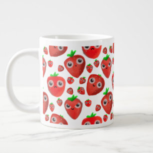 Cute Little jordgubbe Jumbo Mugg
