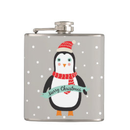 Cute Little jul Penguin "God jul" Fl Fickplunta