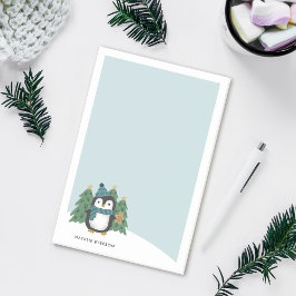 Cute Little jul Penguin | NAMN Post-it Block