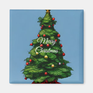 Cute Little Julgran Magnet