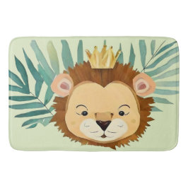 Cute Little Jungle Lejon Birthday Badrumsmatta