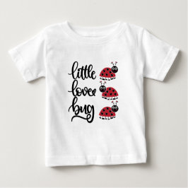 Cute Little kärlek kryp ord art-flickor T Shirt