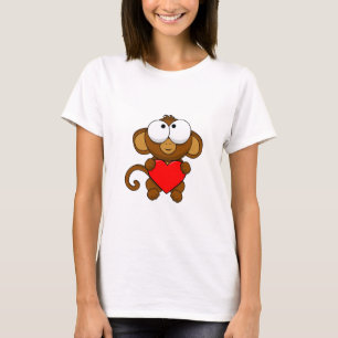 Cute Little Kärlek Monkey Tee