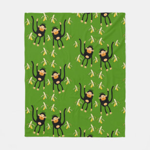 Cute Little Kid Monkey Fleecefilt
