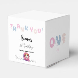 Cute Little Kitten 1:a födelsedagen Party Presentaskar