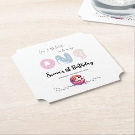 Cute Little Kitten 1:a födelsedagen Party Underlägg Papper