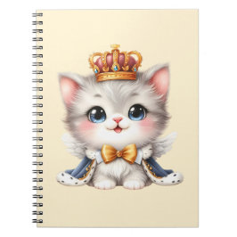 Cute Little Kitten Prince Anteckningsbok
