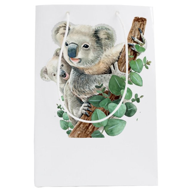 Cute Little Koala Bear Australian Animal Art (Framsidan)